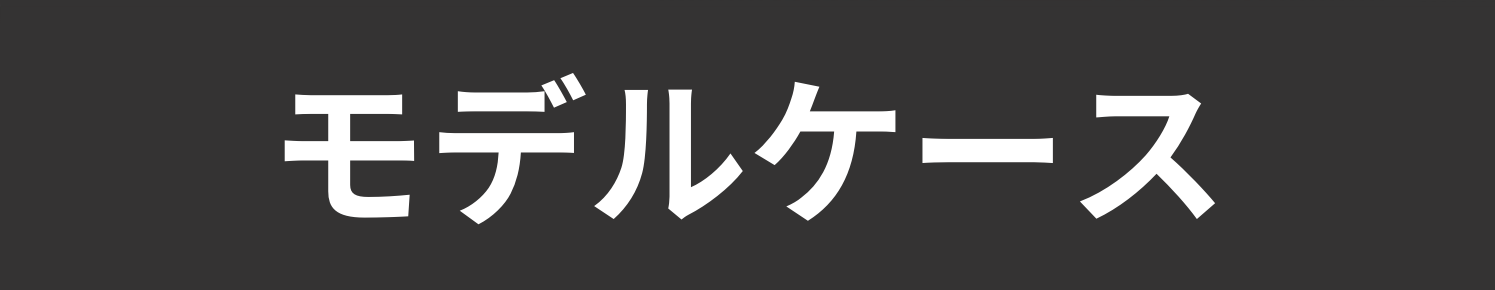 撮影のモデルケース